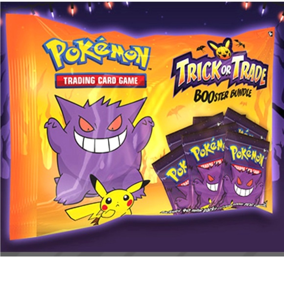 Pokemon Trading Cards TCG Trick Or Trade BOOster 40 Mini Packs Bundle New Sealed - Picture 2 of 15